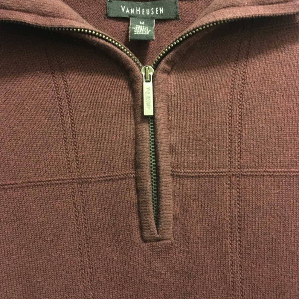 Van Heusen Men’s Quarter Zip Pullover - Picture 3 of 5